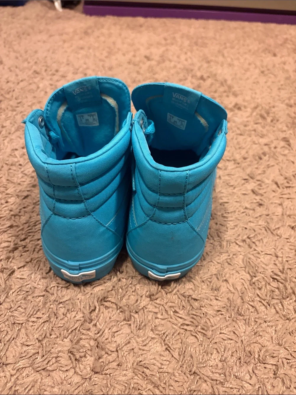 Vans Monochrome Sk-8 High in Scuba Blue
